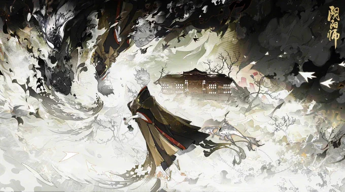 陰陽師公式weiboより《禅心雲外鏡 挿絵イラスト公開》 