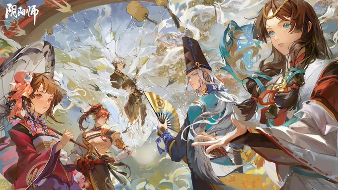 陰陽師公式weiboより《禅心雲外鏡 挿絵イラスト公開》 