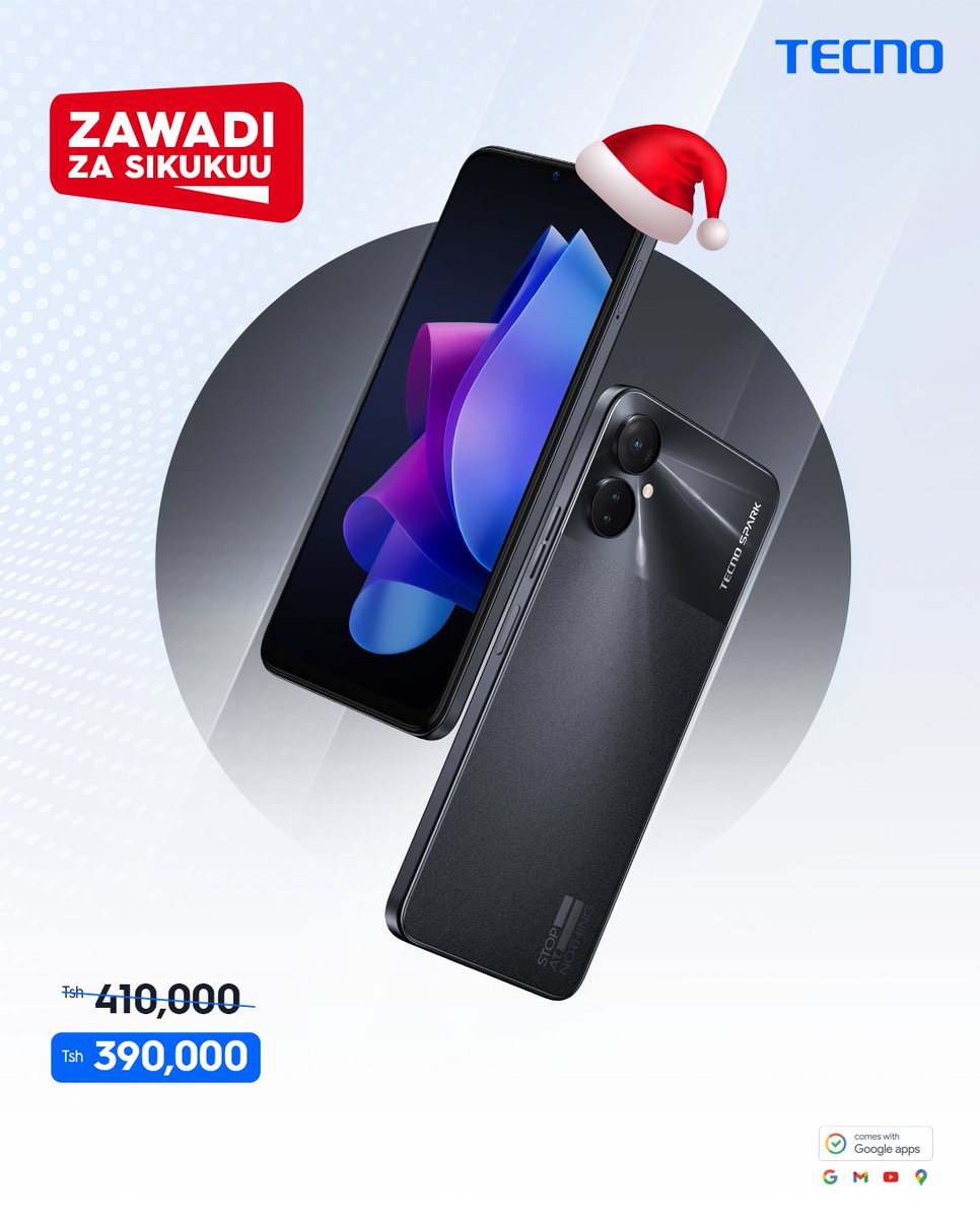 TecnomobileTZ's tweet image. Mambo ni mazuri msimu huu wa sikukuu 🎀, usipitwe na msimuu bomba wenye punguzo la bei. Tembelea sasa maduka yetu unufaike msimu huu wa sikukuu!🎉
ZiGo la Disemba!
#SPARK9Series I #StopAtNothing