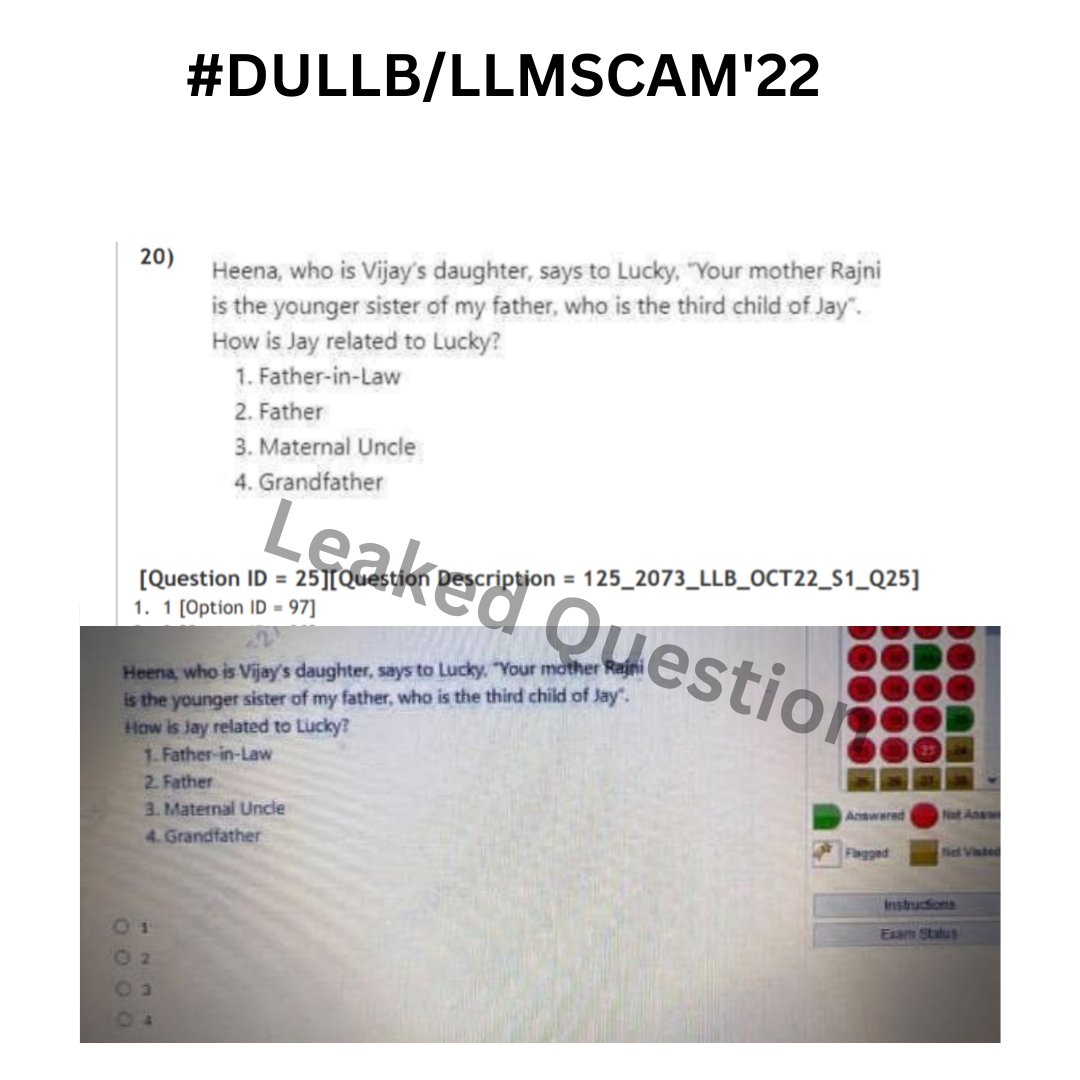 jeorgemilton1's tweet photo. Why no investigation yet inspite of so much protest and discrepancies in the exam. Is faculty of law Du trying to save its image by suppressing these scams.
#dullbscam2022 #dullbscam
#DULLBEntranceScam #DULLB_Soldout https://t.co/KcpoougeCU