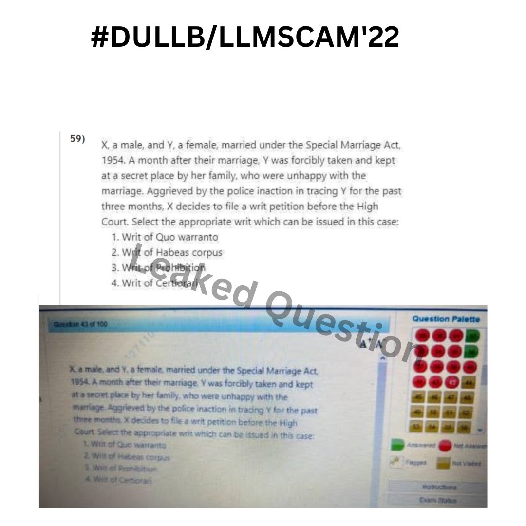 jeorgemilton1's tweet photo. Why no investigation yet inspite of so much protest and discrepancies in the exam. Is faculty of law Du trying to save its image by suppressing these scams.
#dullbscam2022 #dullbscam
#DULLBEntranceScam #DULLB_Soldout https://t.co/KcpoougeCU