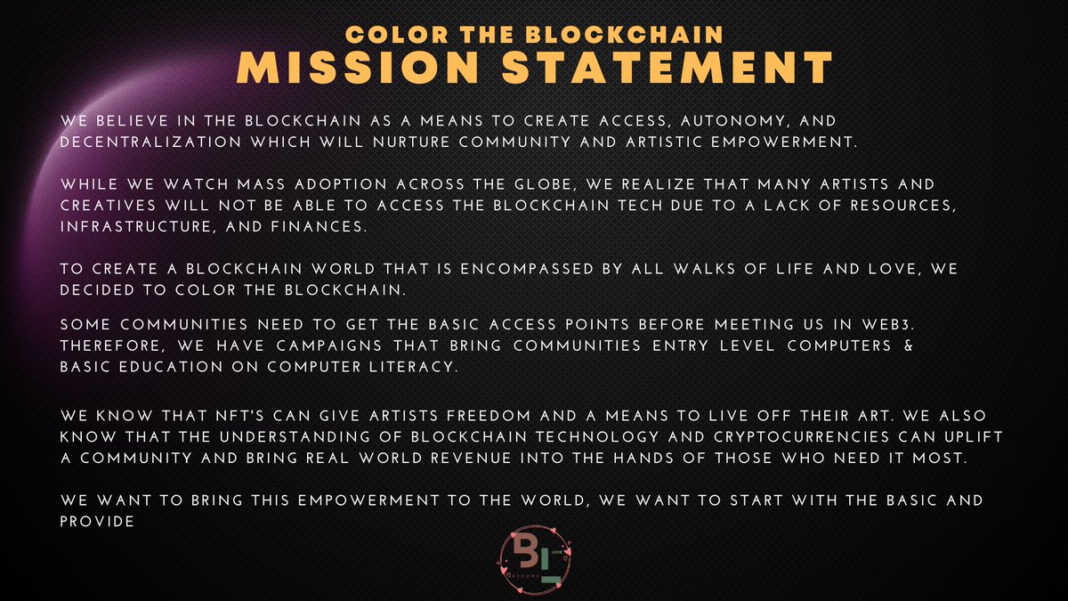 EqualAccess's tweet photo. RT 
Follow 
Comment #ColorTheBlockchain

Something is coming
#web3 #charity #nonprofit #Foundation #computers #Children #schools #Fundraising #Ada #Cardano https://t.co/8G3AViAa2Y