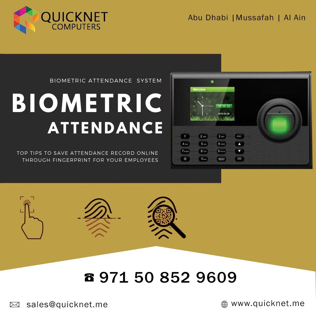 quicknet_me's tweet photo. If you are searching for a biometric attendance system. We offer the best quality products and biometric systems at cost-effective prices.
Abu Dhabi | Mussafah | Al Ain | Dubai
Contact: +971 50 852 9609
Website: https://t.co/ZX8VNgphmi
#biometricsystem #attendancesystem #quicknet https://t.co/xUv2uu1frF