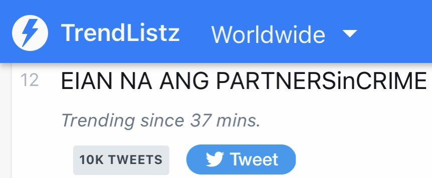 EIAN RANCES DEFENDERS OFC (@eiandefenderofc) on Twitter photo Trending number twelve worldwide!!!
EIAN NA ANG PARTNERSinCRIME
#ParadeOfTheStars
#EianRances | <a href="/EianRances/">𝗘𝗶𝗮𝗻 𝗥𝗮𝗻𝗰𝗲𝘀</a> Trending number twelve worldwide!!!
EIAN NA ANG PARTNERSinCRIME
#ParadeOfTheStars
#EianRances | <a href="/EianRances/">𝗘𝗶𝗮𝗻 𝗥𝗮𝗻𝗰𝗲𝘀</a>