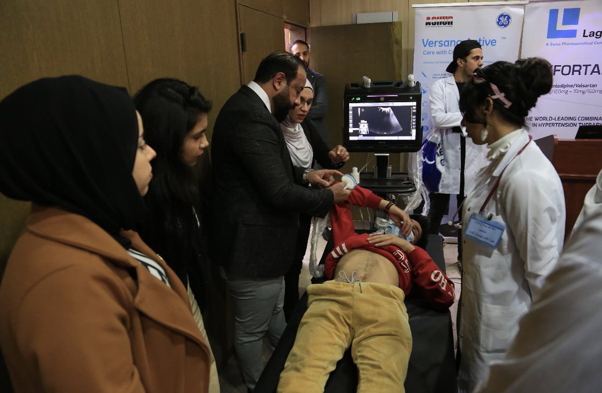 ISEM_iraq's tweet photo. اقامت جمعية طب الطواريء العراقيه ورشه عمل E FAST  in emergency department
في كليه الطب -جامعه بغداد وبحضور عميد كليه الطب الدكتور امين العلواني وتم التدريب العملي على استخدام جهاز السونر في ردهات واقسام الطواريء وبأشراف د.علي الرواف رئيس الجمعية ود.علي ستار اختصاصي طب الطواريء https://t.co/h0M15yzElg