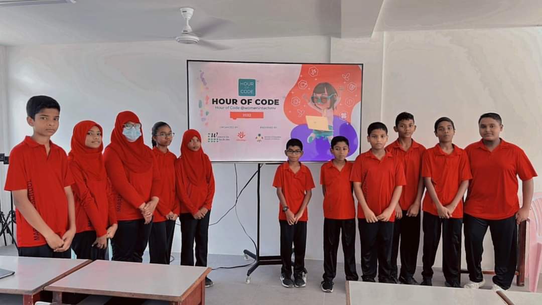 MaradhooSchool's tweet image. Hour of Code session for grade 6 students.
Coding a 3D Space Invaders Game.
@Dhiraagu @womenintech
#hourofcode2022
#hourofcodemv
@MoEdumv @jkhabaru
#maradhooschool
#SchoolofExcellence. #AdduCity #Maradhoo