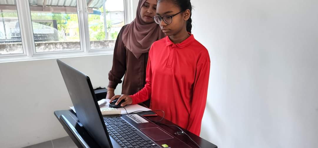 MaradhooSchool's tweet image. Hour of Code session for grade 6 students.
Coding a 3D Space Invaders Game.
@Dhiraagu @womenintech
#hourofcode2022
#hourofcodemv
@MoEdumv @jkhabaru
#maradhooschool
#SchoolofExcellence. #AdduCity #Maradhoo
