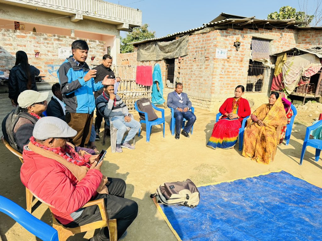 parmeshwarjhaa's tweet photo. Happening now Joint monitoring by #MWASHCC of #KhadakMunicipality at Meghwari tole 5 for #Modelcommunity towards #TotalSanitation by #WASHSDG program of @SABALNEPAL @SnvNepal @krishnagc https://t.co/Sm7pMHd3qB
