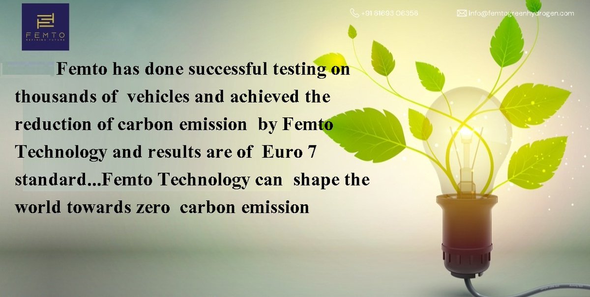 FemtoLtd's tweet photo. https://t.co/kld9MvD03J #indothai #Greenengry #Carbon #Futurefuel #Pollution #Hydrogen #Fuelconversion #TFNBreakingNews #environment #climate #Nasdaq #KuzaMiti #CleanEnergy #GreenTalks #BrentCrude #carbonmarkets #HealthTech #ForNature #Oil https://t.co/3RKm5VWExI