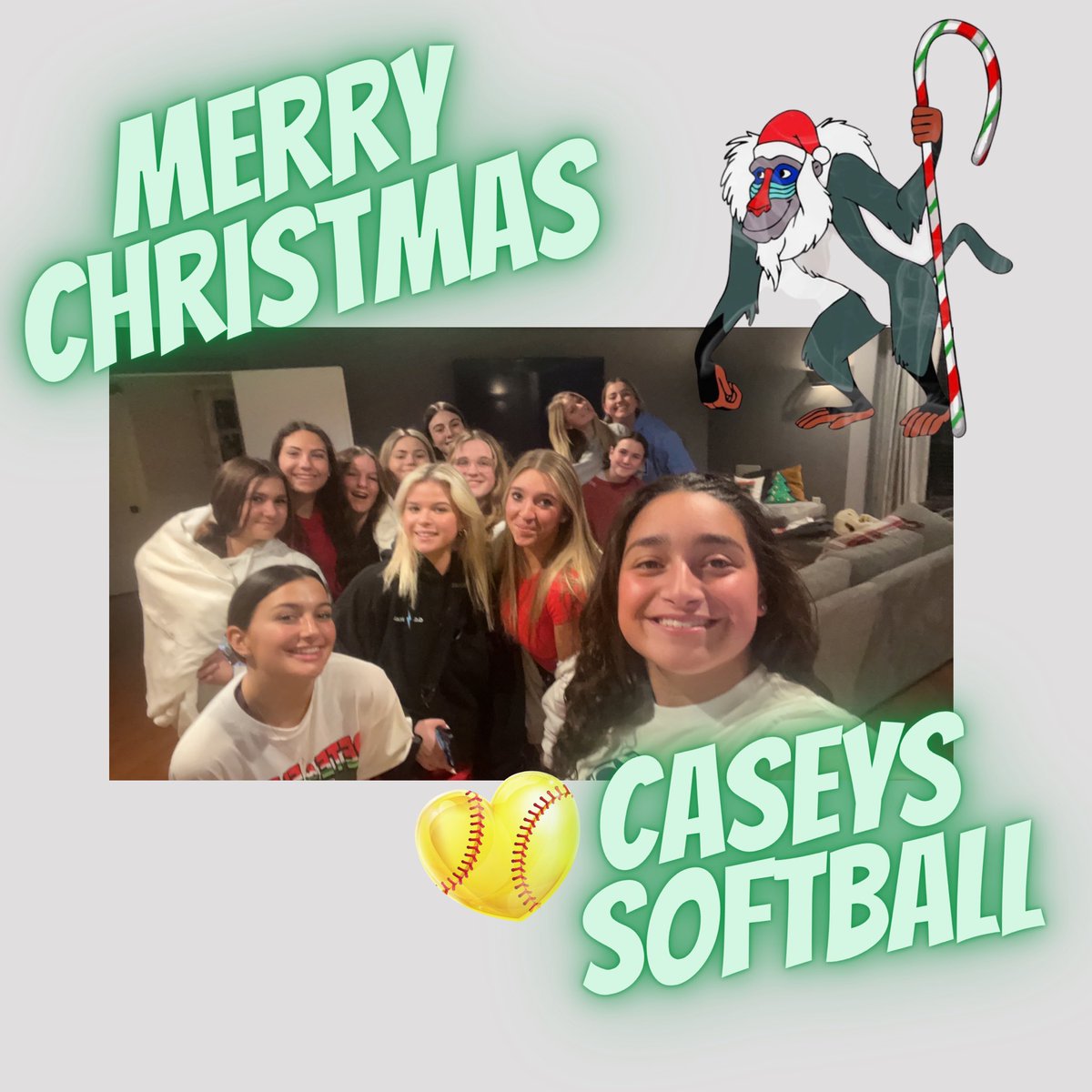 Team Christmas Party Hosted by the Hurta Family! Great way to start the countdown to this years season! GO CASEYS! 💛☘️🥎🎅🏼🎄