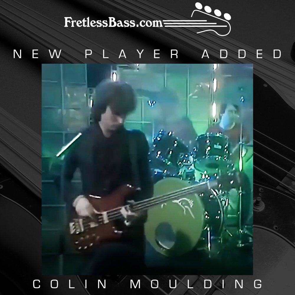 Colin Moulding added to our Players page. Check it out at fretlessbass.com  #fretless #fretlessbass #bassguitar #nofretsnolimits #colinmoulding #xtc