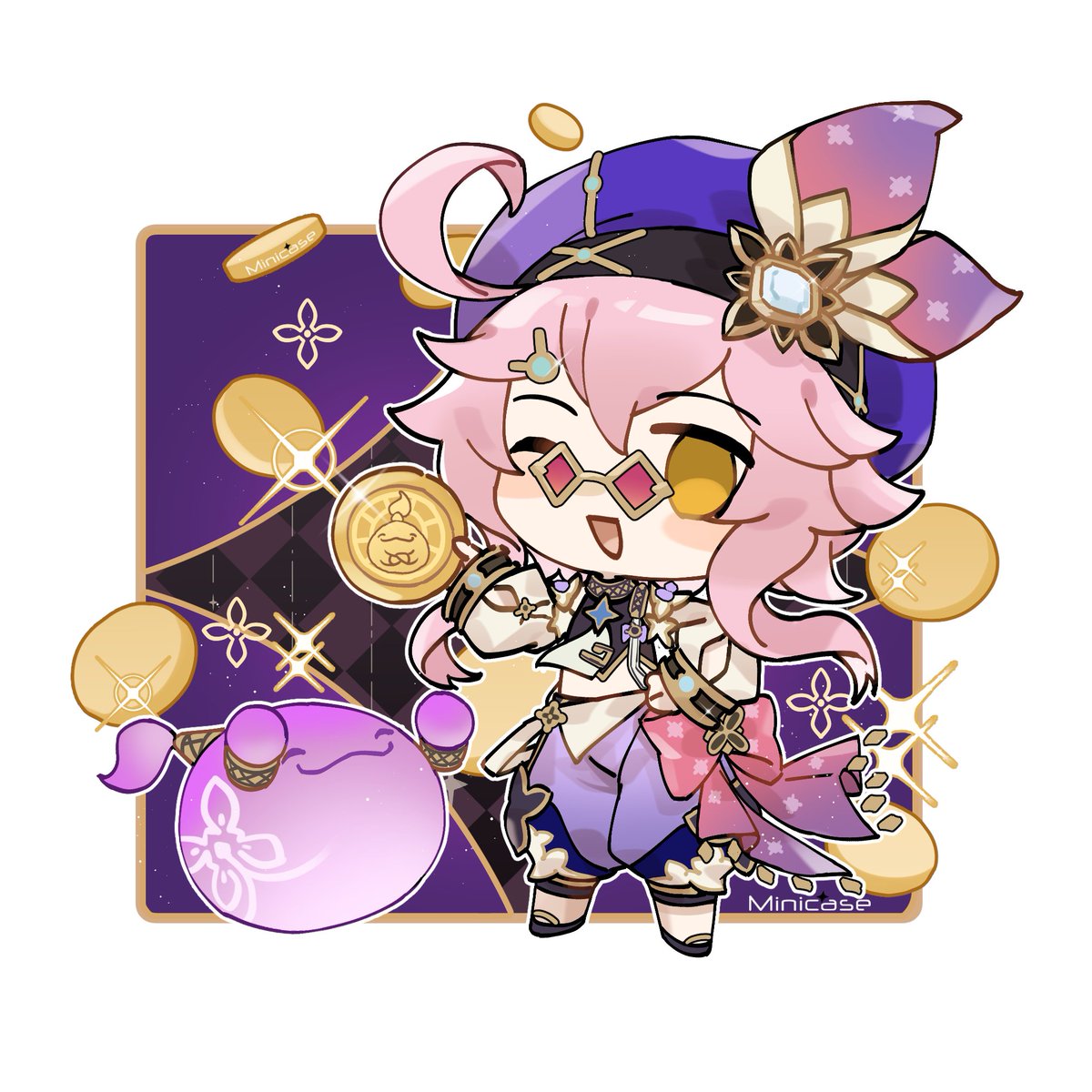 🪙12/21 🪙
Happy Birthday to dear Dori! (✧ω✧)つ⑩ 
Thanks to <a href="/yuechen_zi/">月尘❤</a> for the adorable artwork!

#ドリー生誕祭2022 #Dori
#GenshinImpact #原神 #원신 #ドリー