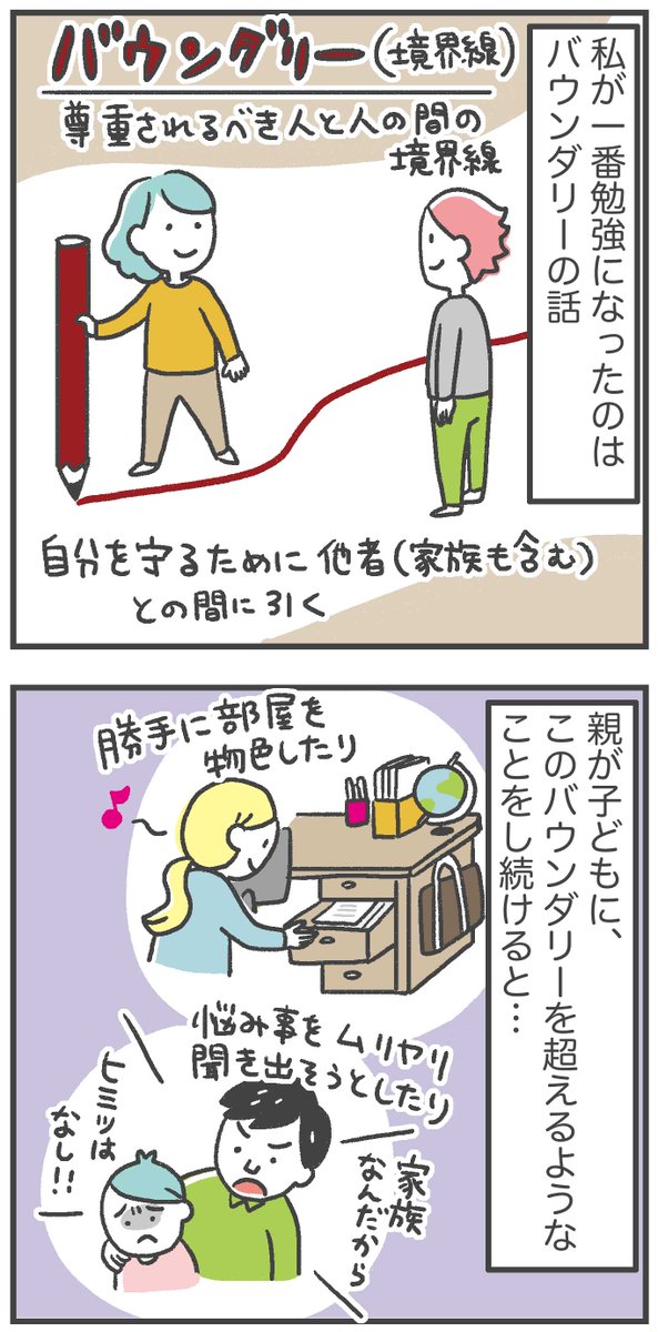 『おうち性教育はじめます』の最新作、「思春期と家族編」を読みました。とても勉強になりました〜〜
#PR #おうち性教育はじめます #思春期と家族編
@comicessay 