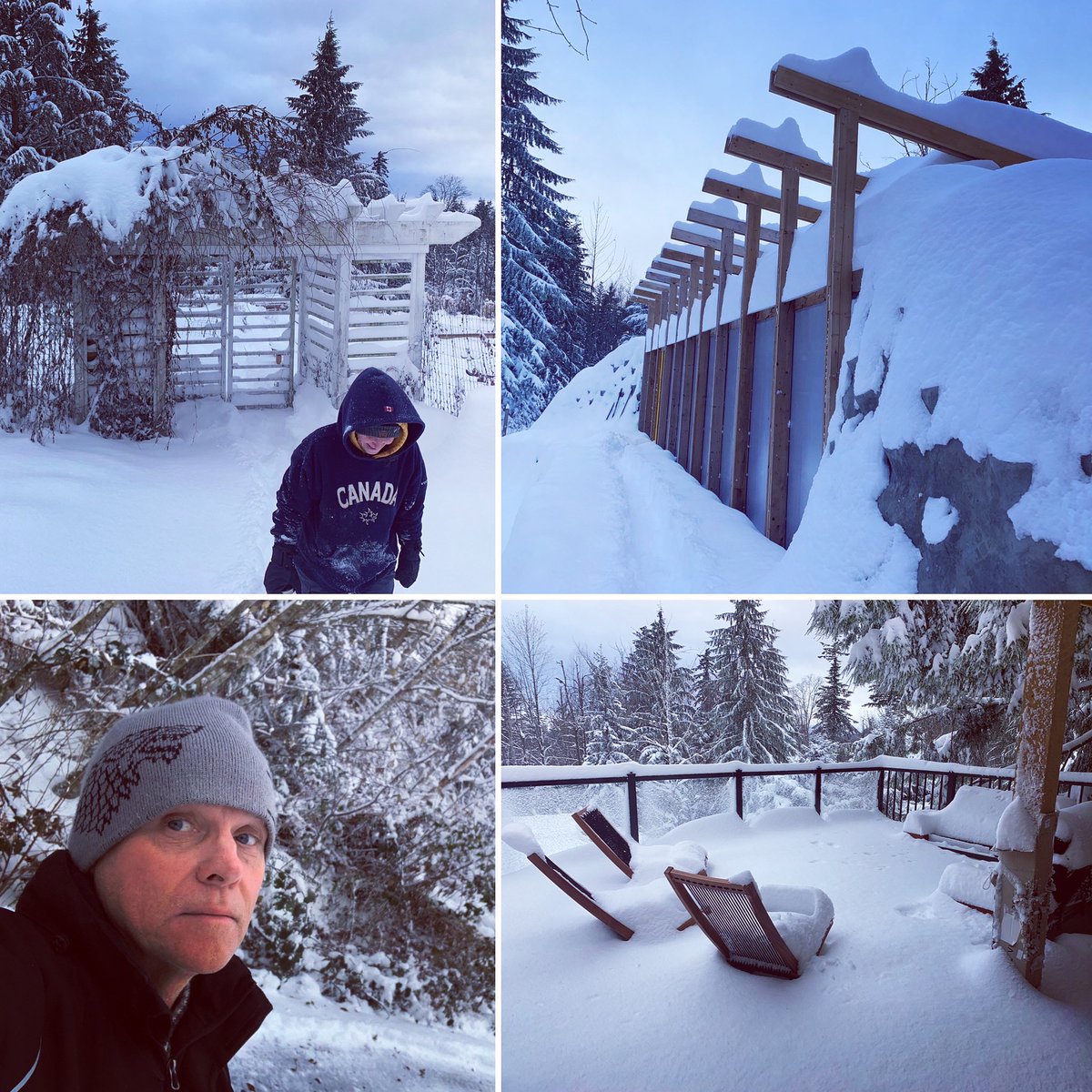 ericpoxleitner's tweet photo. Yup, we got some dumped on today here at the ranch … #snomageddon #bcsnowstorm2022 #workedfromhometoday https://t.co/lWT9SjNtai