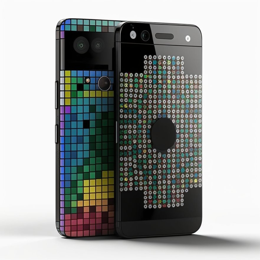 URTechDownload's tweet photo. Looks like I've upgraded to the latest and greatest phone... made entirely out of pixels! No cracks, no scratches, and best of all, no battery life issues. https://t.co/H3kGa4j0Ur