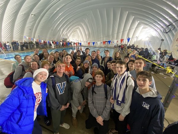 SquanSwimming's tweet photo. Squan Swimming reaches 450 win milestone tonight with double win over Point Boro! Very proud to be their coach. #theyrefast https://t.co/4ByUTtoipl