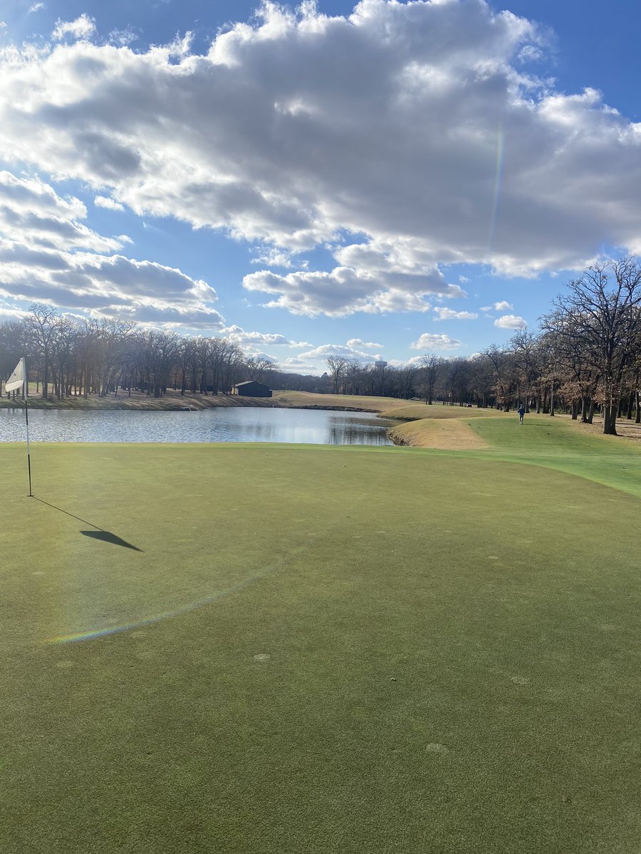 Brisk December day in Keller Texas