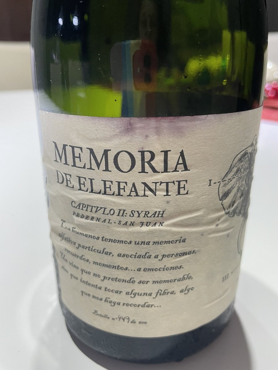 El nombre de este vino me identifica, y además está muy bueno. 🍷🍷