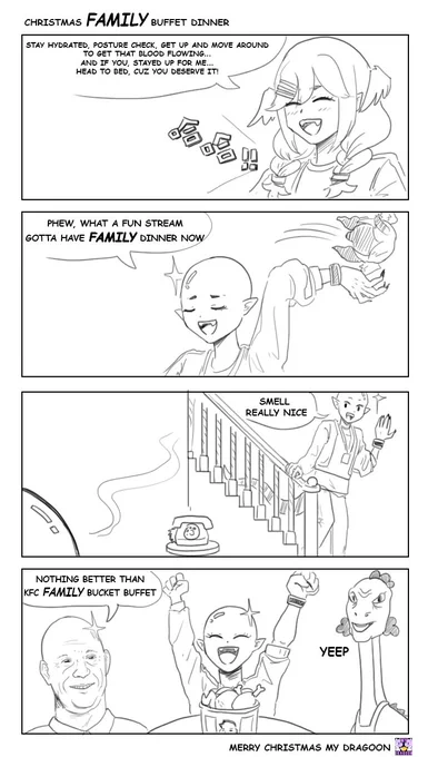 i believe Bald Selen is canon. also Merry Christmas (early 4 days)
#artsuki #tatsulaugh 
