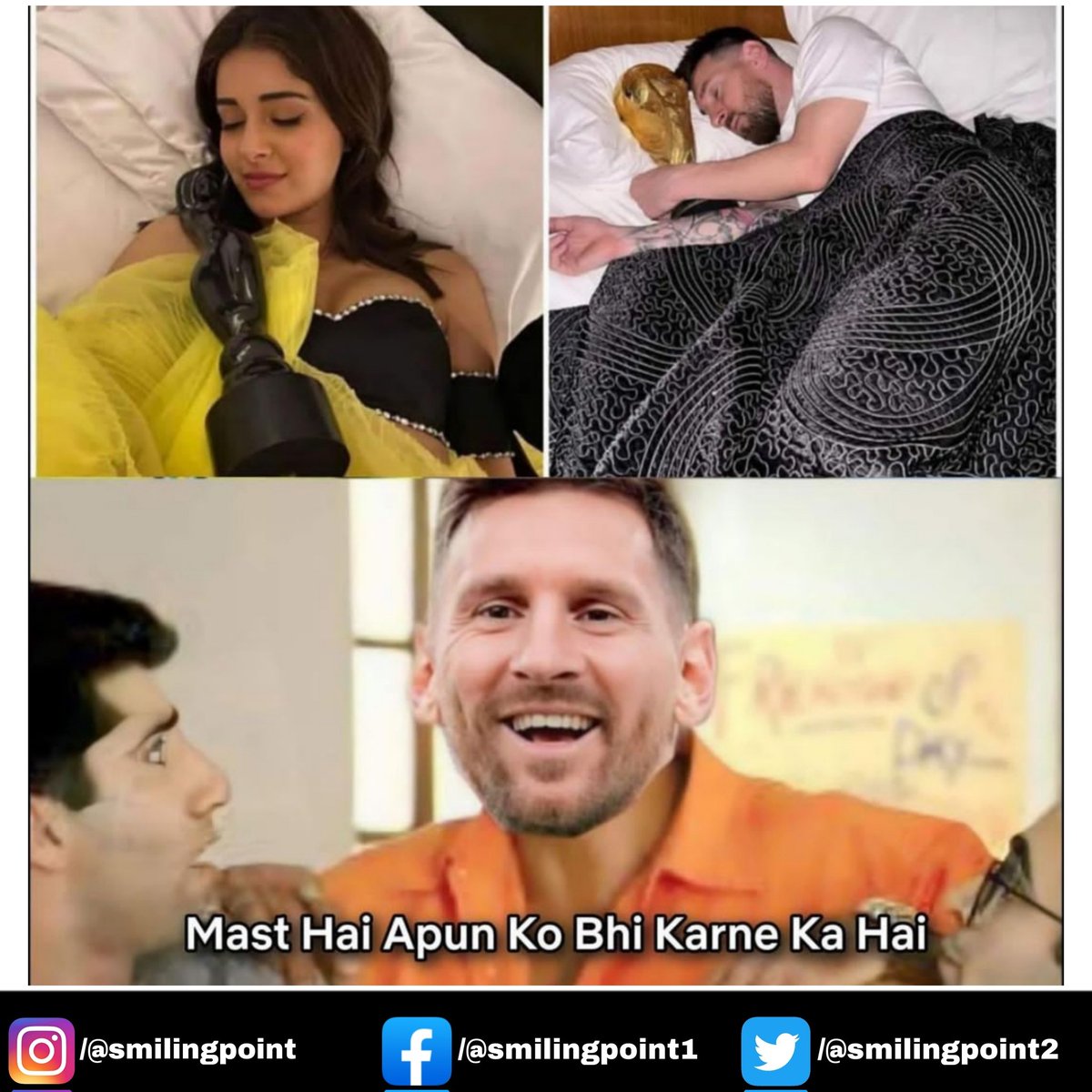 smilingpoint2's tweet photo. 👀
.
.
.
#viral #football #fifaworldcup2022 #messi #leomessi #indianfootball #follow #followforfollowback #follow4followback #likesforlike #likeforfollow #explore #explorepage #followers https://t.co/jW5Ky4xZi8