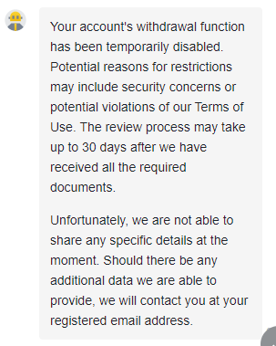x10_easy's tweet photo. @cz_binance @BinanceHelpDesk @binance @BinanceAfrica My Withdrawal has been disabled and it's been 3 months. I have contacted support on serveral and i wasn't satisfied .. Could you pls have a look into this? Thanks https://t.co/oO2WJ6t2b1