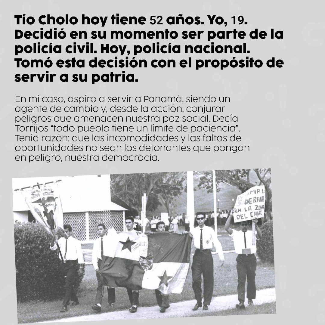 JovenesUxLaE's tweet photo. Kevin Barbato, participante del #LLAC2022, plasma en su artículo algunos hechos historicos que desencadenaron la invasión 🇺🇸 en nuestro país 🇵🇦
📰 Una democracia pagada con sangre 🗞 https://t.co/LyIaeur0WO
#HablemosDeEducación #IncidePanamá https://t.co/twQT96SpbB