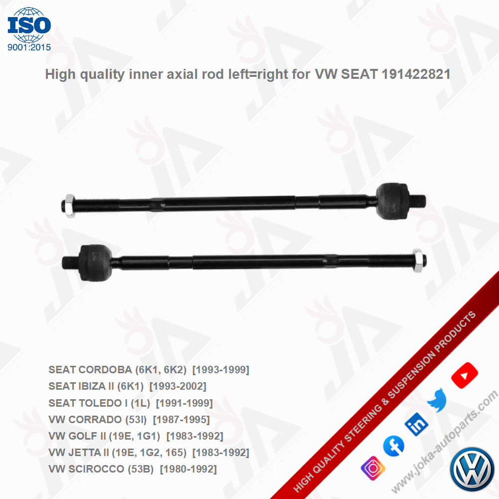 Joka_autoparts's tweet photo. High quality inner axial rod left=right for VW SEAT 191422821
#tesla #autoparts #bmw #cars #toyota #carphotography #automotive #audi #steering #suspension #stabilizerlink #bushingkits #suspensionjoint #controlarm #nissan #offroad #steeringknuckle #4x4 #controlarms https://t.co/RezYHtGv0S