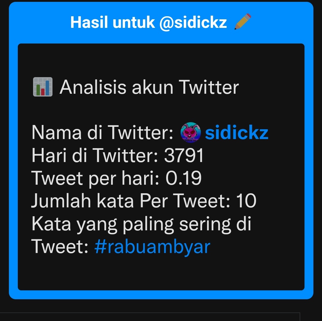 sidickz's tweet photo. @tanyarlfes sipaling tua dan jatang nge tweet https://t.co/EGTaOEppkG