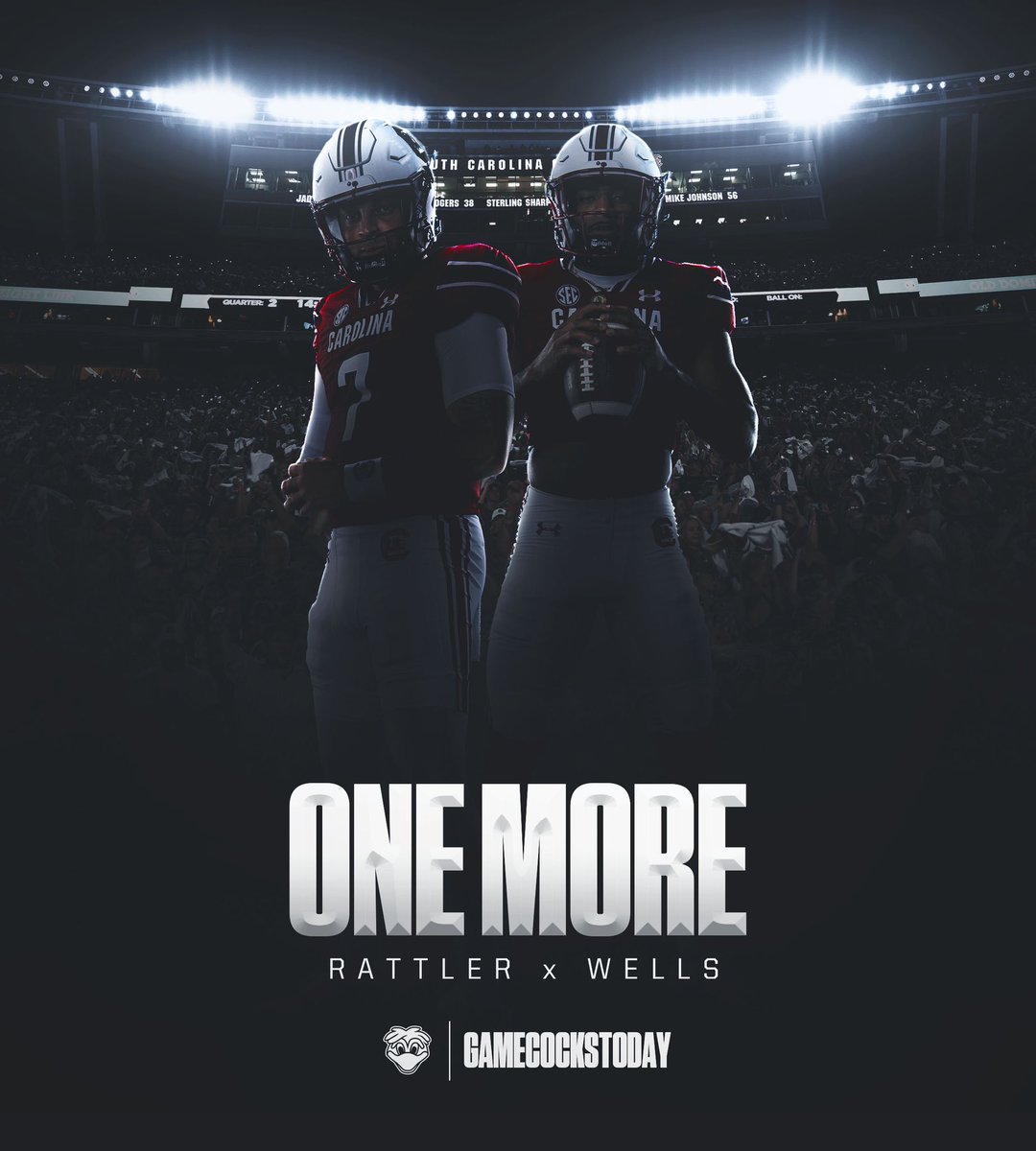DRobertsMedia's tweet image. Solidify yourself in South Carolina history even further… run it back!! 🐓