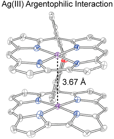 Ag(III)···Ag(III) Argentophilic Interaction in a Cofacial Corrole Dyad pubs.acs.org/doi/10.1021/ac… Lemon, Nocera, and co-workers
@InorgChem ⭐️Featured Article⭐️
#silver #III #argentophilic #cofacial #corrole #HMQC #NMR #DFT