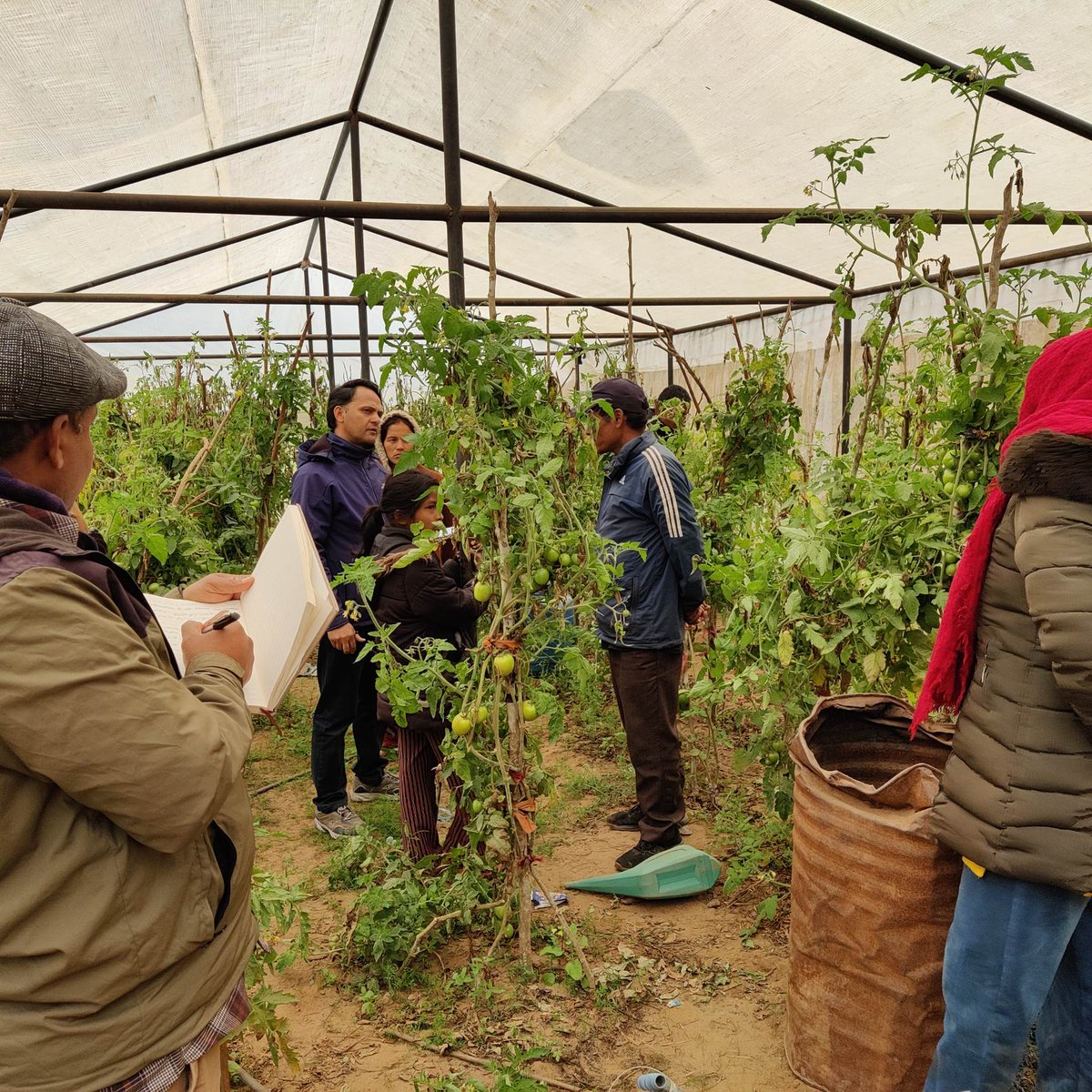 NCCSPGoN's tweet photo. Some snaps of a field visit on the NCCSP2 working site by Team leader (Kiran Wagle) on Khadachakra and Aathbis Municipality. The team had visited previous and current year schemes sites along with community people interaction. https://t.co/lbDeXhzGOv