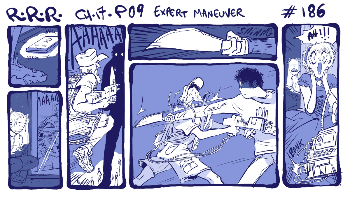 Chapter 17 p08. Expert Maneuvre. Read all strips of #rodneyrrodney on Webtoons or IG, Link in bio!