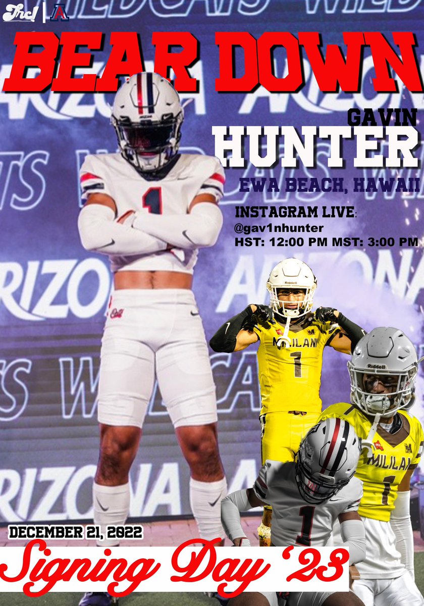 gav1nhunter's tweet photo. I’M GONNA HAVE A SIGNING DAY IG LIVE GOING TOMORROW 12/21 AT 12PM HAWAII TIME FOR ALL MY PEOPLE BACK HOME. IF YOU’RE FREE HOP ON AND SHOW LOVE 🤙🏽
Instagram: gav1nhunter 

Also, shoutout to my dawg @tanayariche for the graphic, go give her a follow https://t.co/NfJbCdFYho