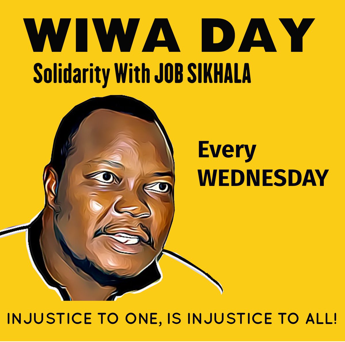 freemanchari's tweet photo. Today is #WiwaWednesday. We are not calling anyone today but let us make #FreeJobSikhala trend by tweeting about it. Job Sikhala is spending Christmas in prison because of the despotic regime in Zimbabwe!  I wish this image could be seen in many countries. https://t.co/8pu9Td0hfr