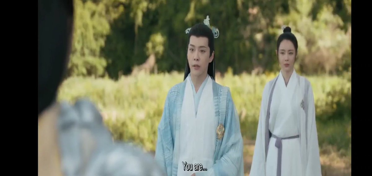 prima_sylph's tweet photo. Why is no one talking about this scene from #LBFAD ep 22?? At first my thought was "Why would #RongHao have a new random henchman for just this ep?" It took me a minute to recognize my girl #DieYi in Shiyuntiyan cosplay &amp; she looks soo awkward &amp; miserable! #Canglan #CLJ https://t.co/zk5Tbf7vql