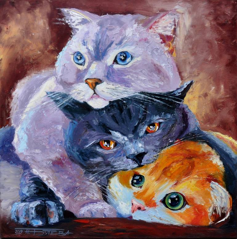 Buongiorno a tutti☕🎄🎁❄️
Auguro di cuore ♥️ un sereno e dolce mercoledì 😽☃️❄️

       ~❄️🎅😺🤶❄️~

#art  #ArtLovers #catlovers #ArteYArt #morning #goodmorning #winter #Cat  #paint #BuongiornoATutti

🎨saatchiart.com/print/Painting…