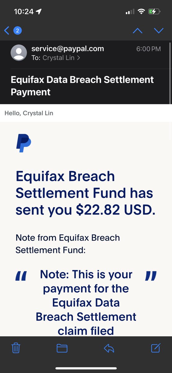duckyymomo's tweet photo. Im rich! #equifax https://t.co/KYbFfAEMKK