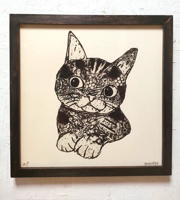 #イラスト好きな人と繋がりたい
#絵描きさんと繋がりたい #イラスト #絵 
「Acoustic Kitty」 