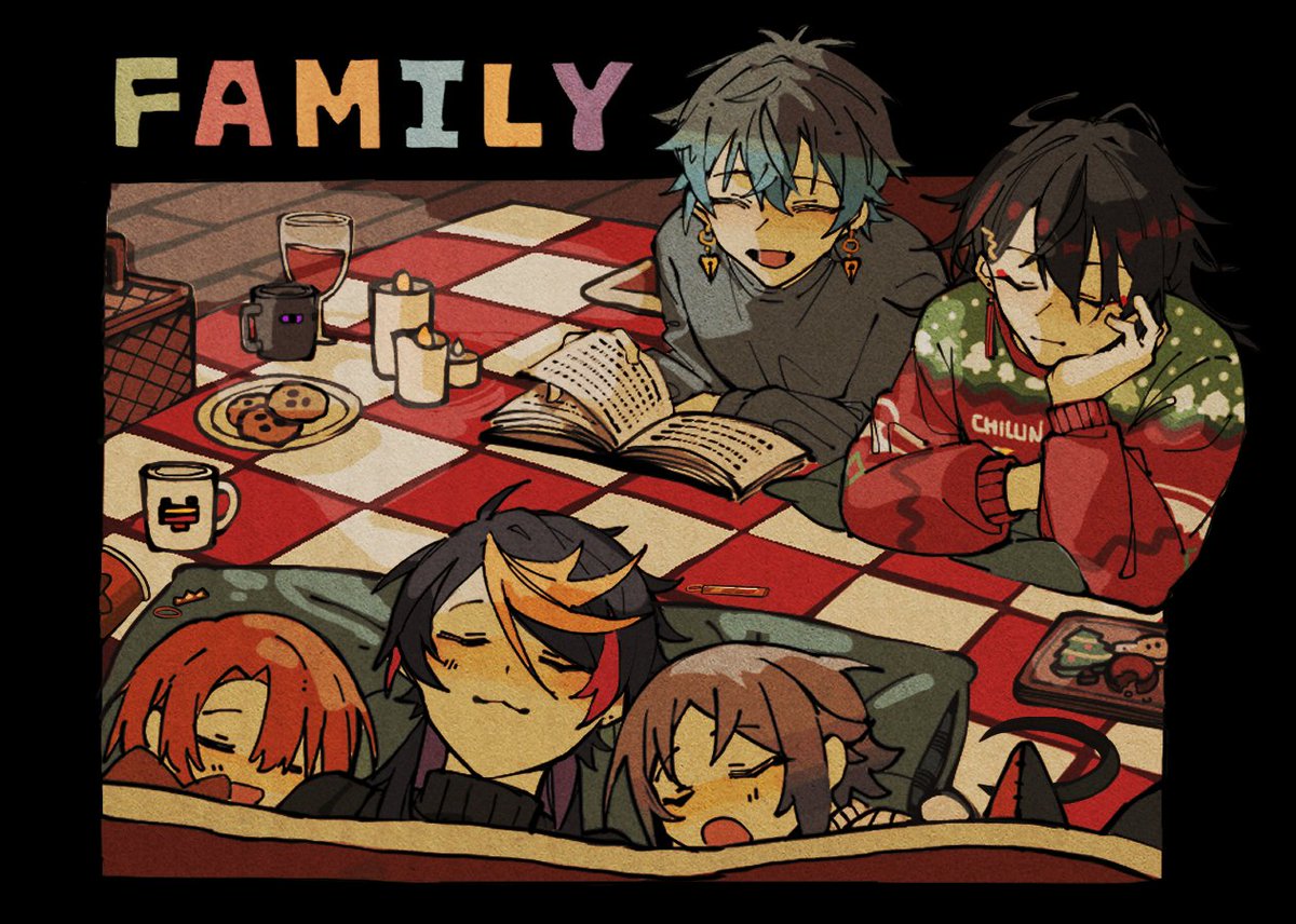 「HAPPY FAMILY! 」|dragonla_🖍專題💀のイラスト
