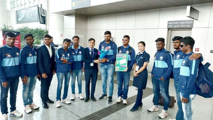 IndiGo6E's tweet image. We are proud of our Indian Cricket Team for winning the T20 World Cup for Blind. Here&apos;s to many more victories! #goIndiGo @blind_cricket