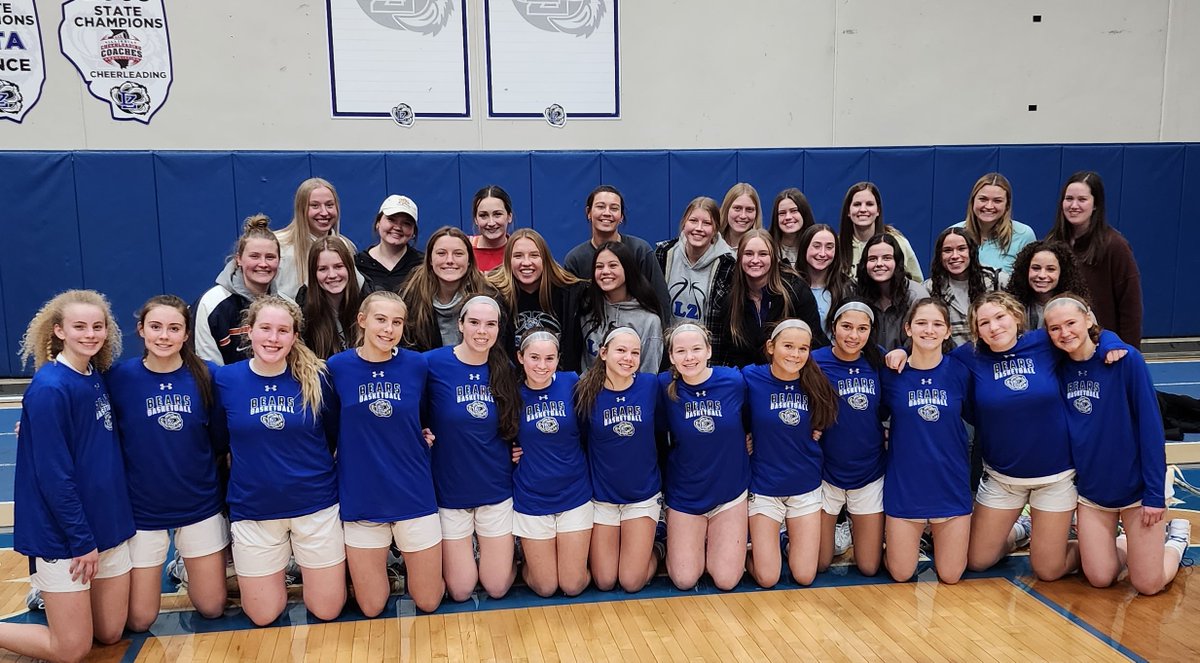 And thank you to an awesome showing of alumni stopping by the game tonight.  What an beautiful holiday reminder of the incredible young women we have been lucky enough to coach over the years. Love you all! #lznation #RISE