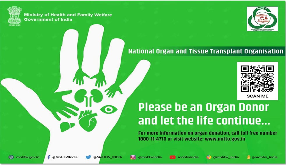 NottoIndia's tweet photo. Help those who need a transplant and be a hero. Pledge to become a proud organ donor today. 
#OrganDonation 
#SwasthaBharat
#AmritMahotsav https://t.co/gOwRzuvUMW