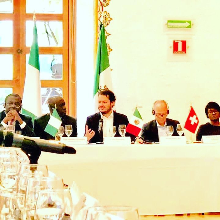 LuigiRossano's tweet photo. Leading a high level Nigerian business mission - insurance &amp; pensions moguls - thanks to the trust of my friends @lmpando of the @cceoficialmx and Christopher &amp; Wilfried Hülstrunk (some years ago) https://t.co/EEkyZ2ZvhT