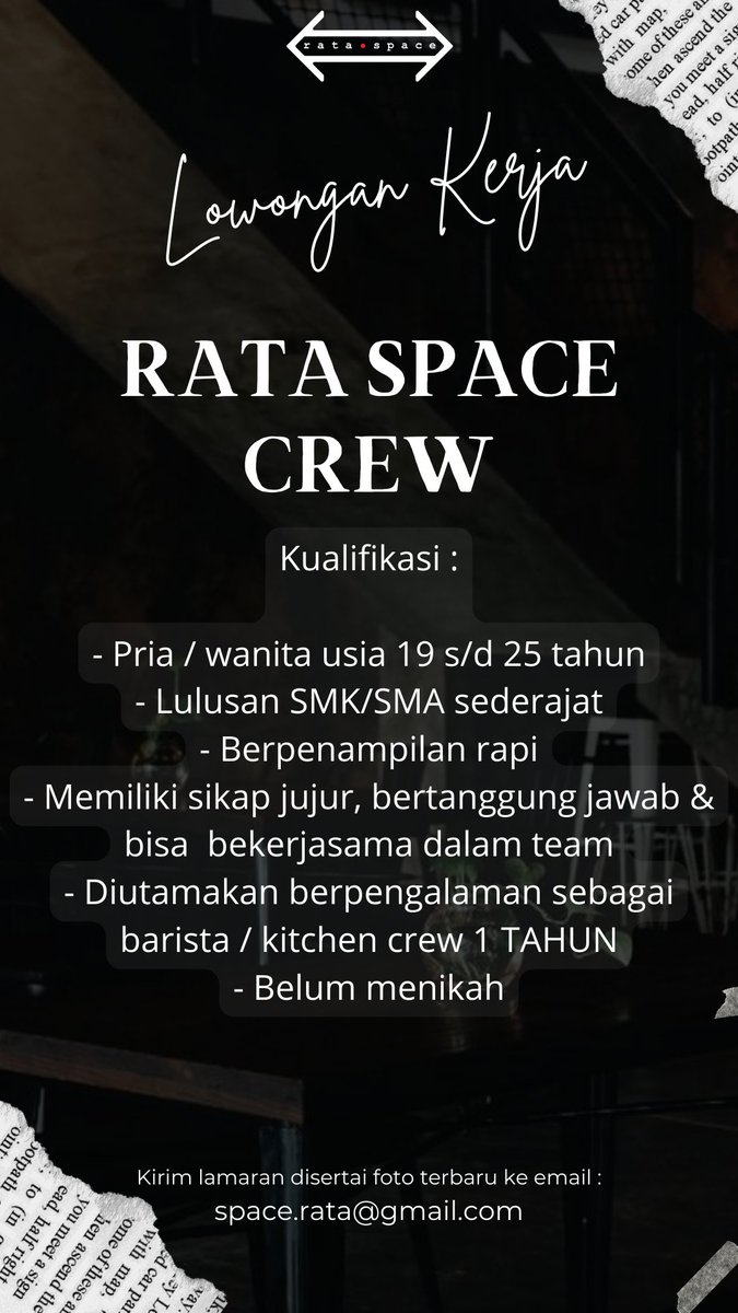 Nitip lowongan kerja ya kak
CC <a href="/infomalang/">Info Malang</a> <a href="/kepanjen_kita/">#WalikotaKepanjen</a> <a href="/lowonganmlg/">InfoLowongan Malang</a> <a href="/LowKerMalang/">LowonganKerja Malang</a> <a href="/Lokermalang/">L o k e r m a l a n g | Media</a> <a href="/yusufgunawan/">Yusuf Gunawan</a> 

#lokermalang #lowkermalang