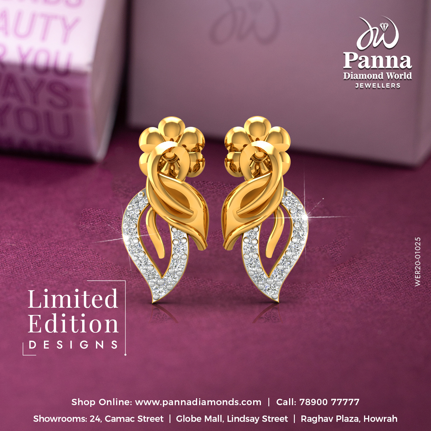 Diamond world earrings deals