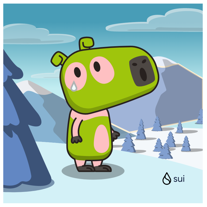 Lone-Cap:There's a lonely Capy in the cold winter,he is feeling cold in his heart,cuz the crypto winter comes at the same time as the winter of heaven and earth,cold increase at twice. Okay, at least there're still some warmth gift boxes from SUI. Waiting for spring #CapyHolidays