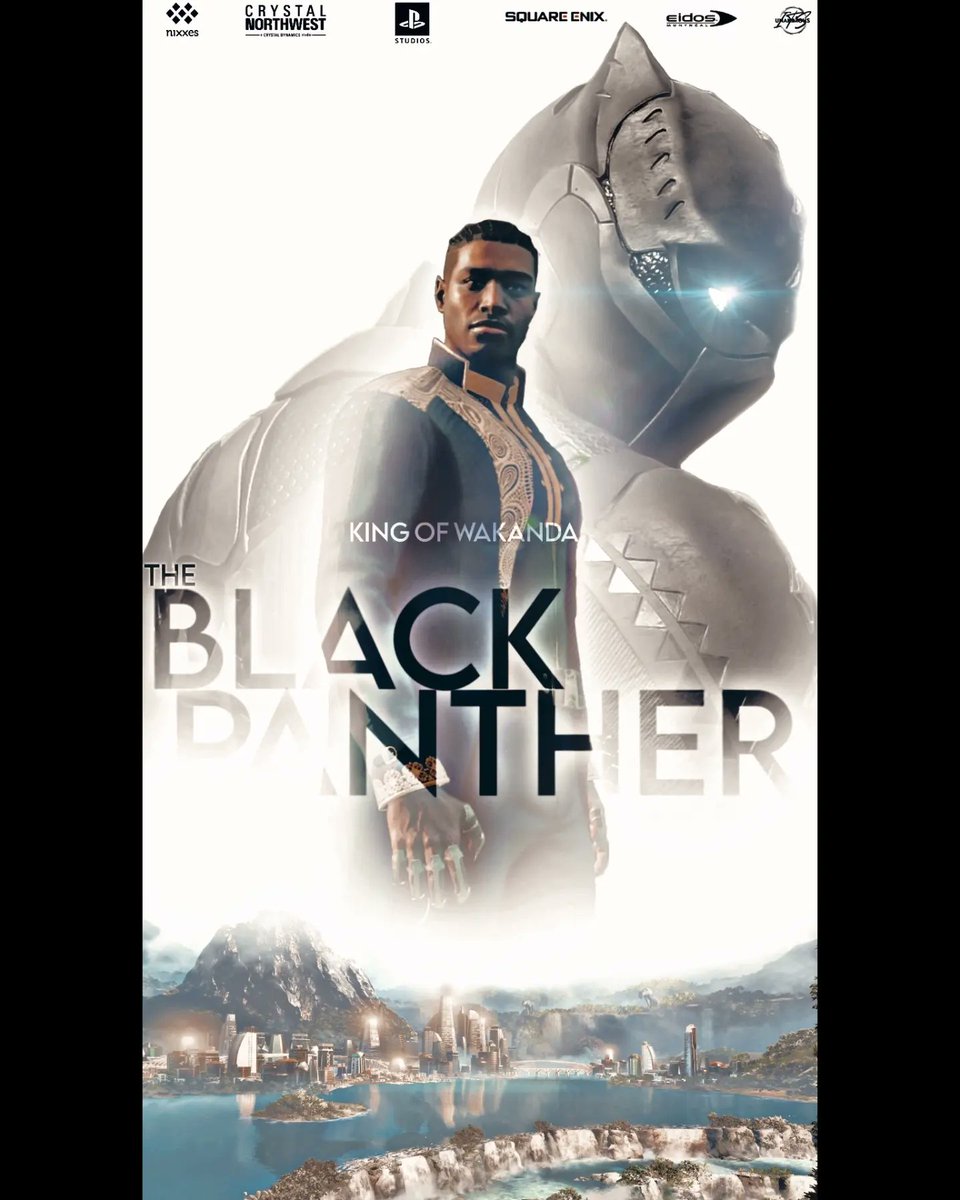 TheUnanimous1's tweet photo. Next on my top 3 series for #MarvelsAvengers is Black Panther. The #WarforWakanda DLC was fun.  
@SquareEnix @CrystalDynamics @NixxesSoftware #PlayStation #BlackPanther #BlackPantherWakandaForever 
#Graphicart #ItsUnanimousEdits https://t.co/yuj1rbh1Fq