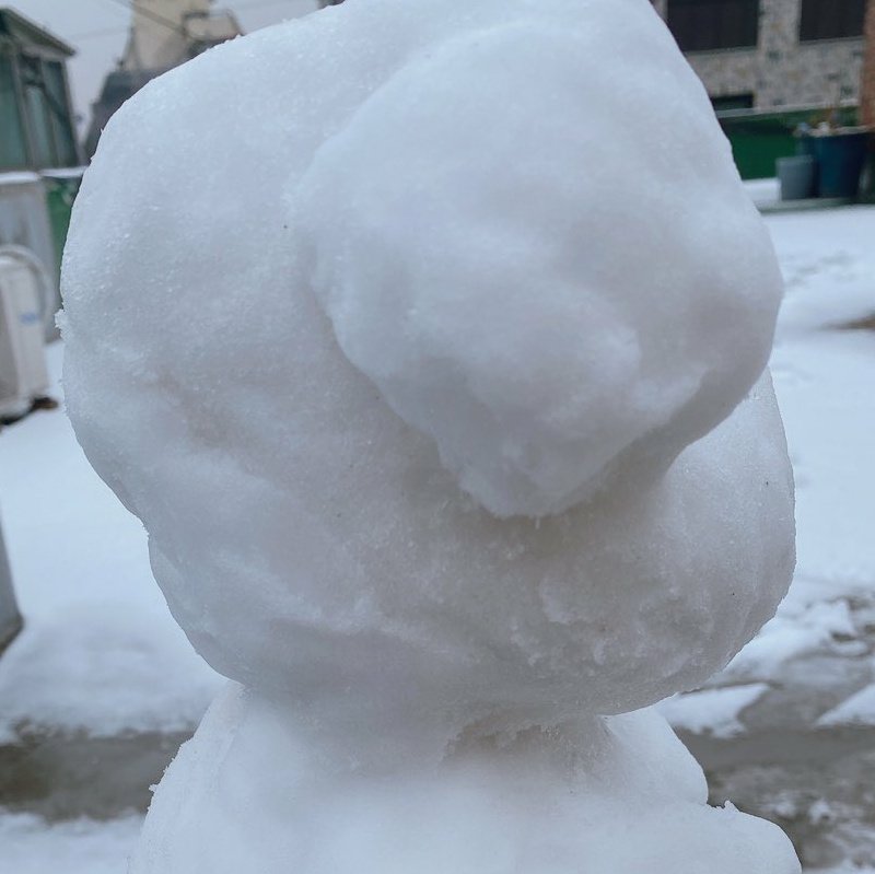 민정이 눈사람 ☃️ ❄