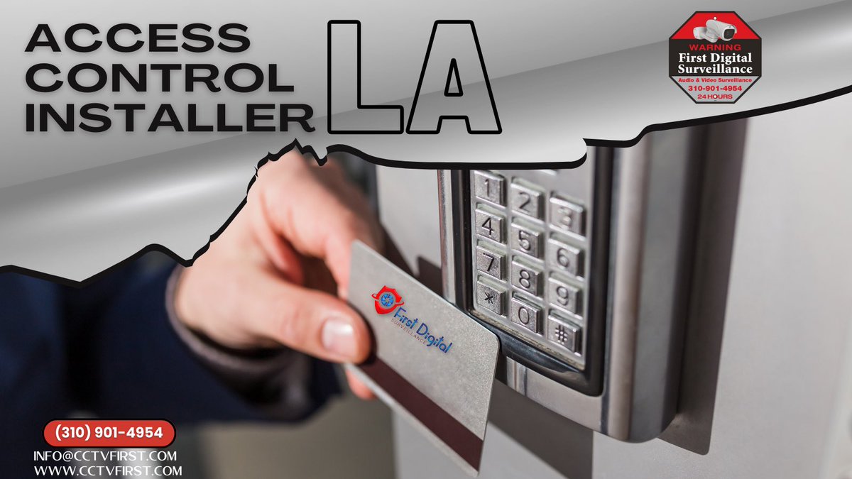 cctv1st's tweet photo. Access Control Installer LA.
(310) 901-4954
https://t.co/yVFu9L1f6t
info@cctvfirst.com 
#cctv #security #securitycamera #securitysystem #securitycamerainstallation #securitycamerasystem #losangeles https://t.co/zAotYdqUFw