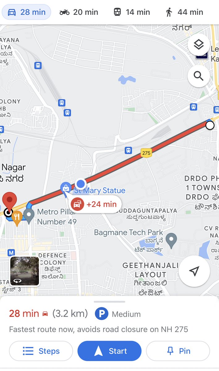 Old Madras Road 3.2 KM Traffic Jam means around 1 Hr struck badly with no alternative roads. This is an everyday affair, WHO cares <a href="/blrcitytraffic/">ಬೆಂಗಳೂರು ಸಂಚಾರ ಪೊಲೀಸ್ BengaluruTrafficPolice</a> right.? #SpeakUpBengaluru